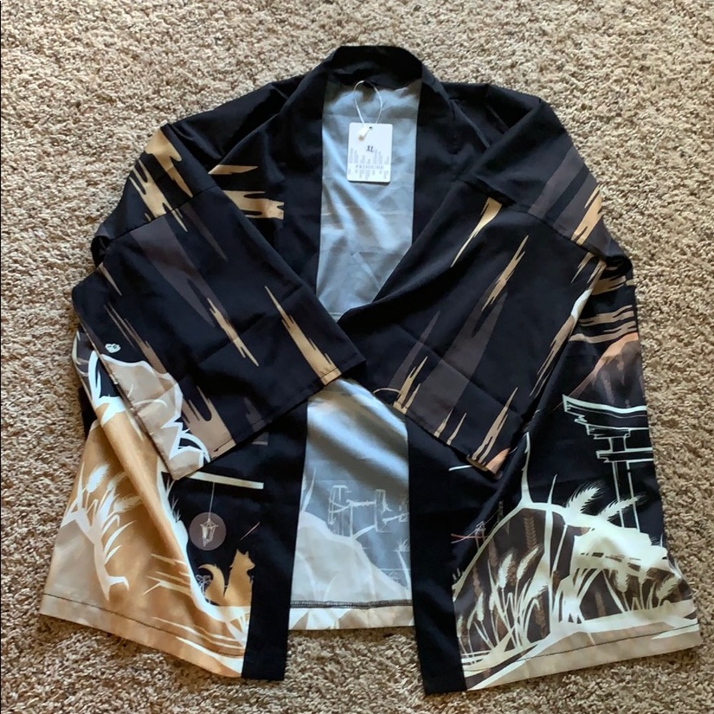 Baggy Wolf Kimono